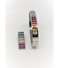 Bracelet cristaux Swarovski 7 chakras