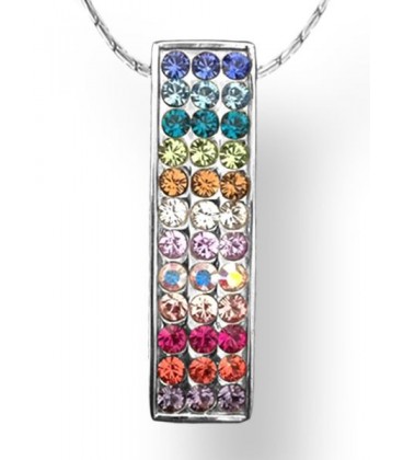 Swarovski 7 chakras pendant