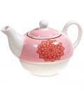Pink Mandala Mug and Teapot