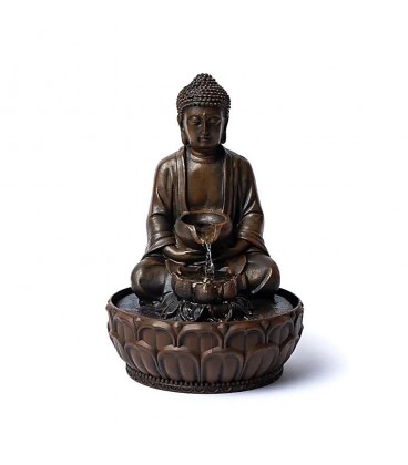 Feng Shui Fountain Buddha in prayer